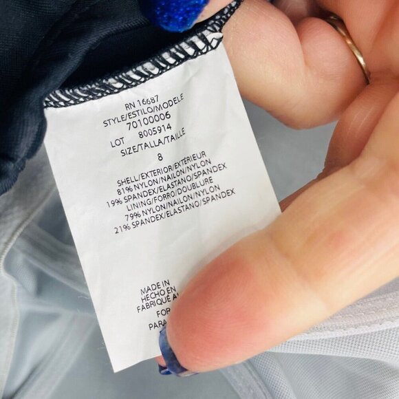 Swim Solutions Shape Solver Womens 8 Going In Circles One-Piece Swimsuit 2277 - Picture 10 of 10